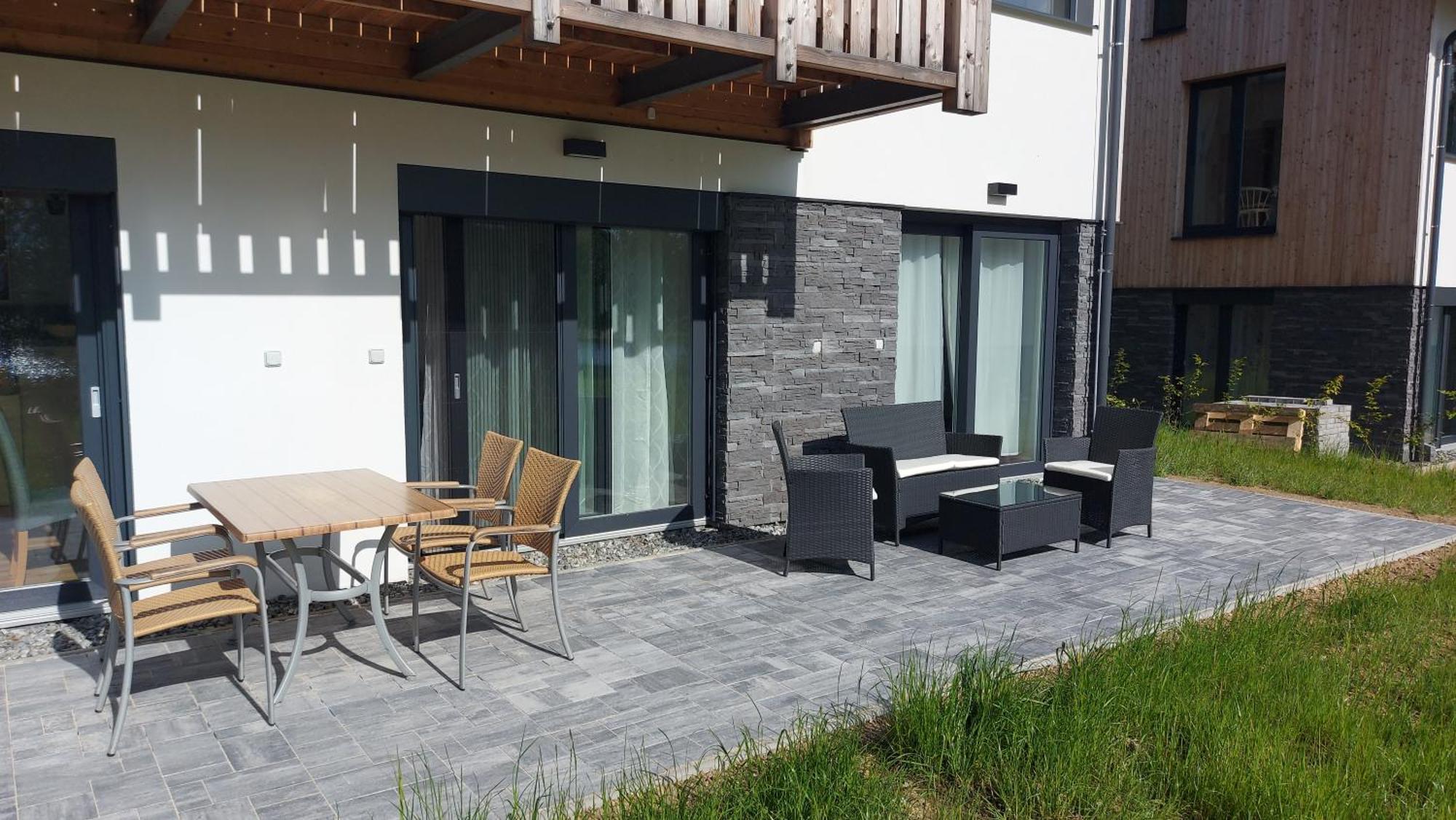 Lipno Apartments Bergmax, Ski Areal Lipno 16Min Dojezd - Resort Male Lipno S Terasou A Zahradkou, Parking Free Cerna v Posumavi Exterior photo