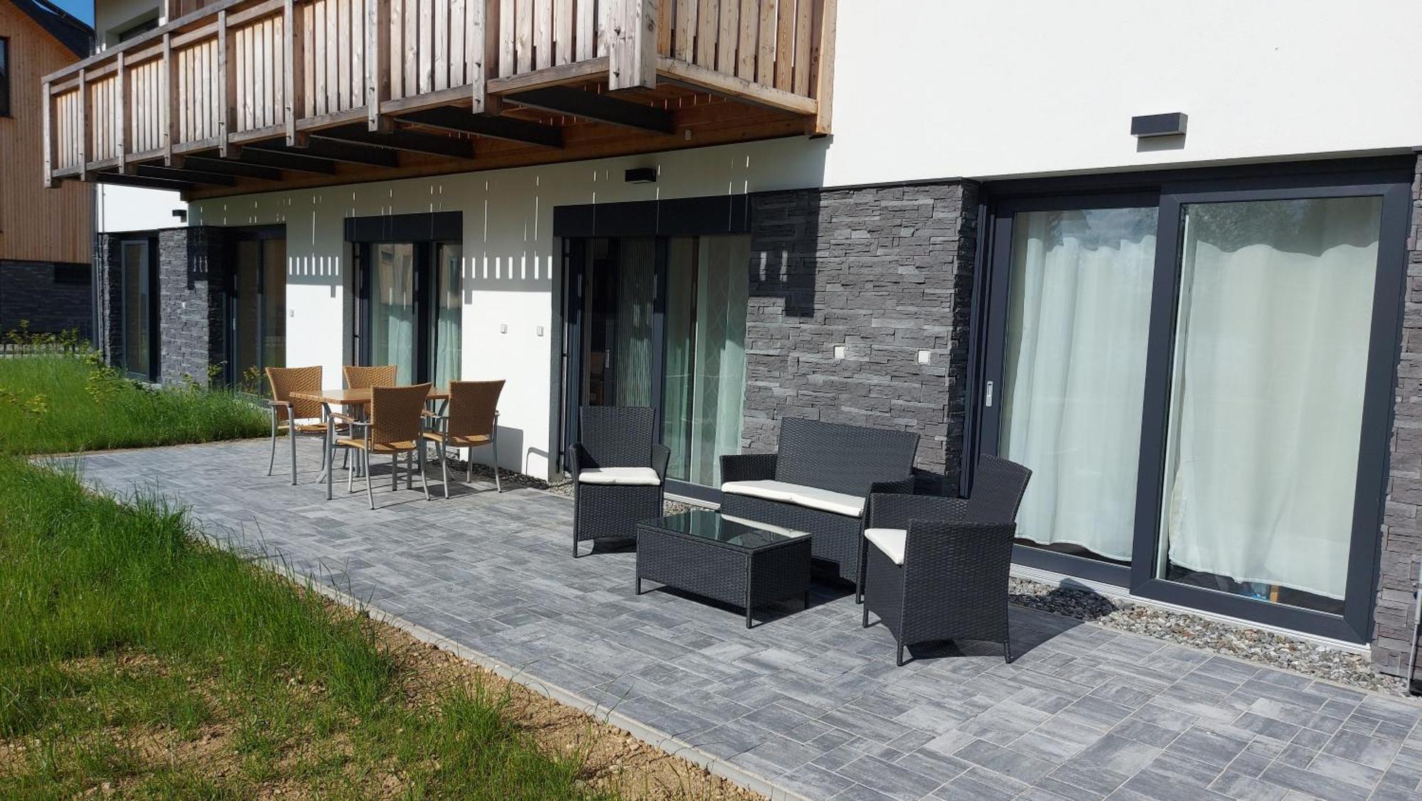 Lipno Apartments Bergmax, Ski Areal Lipno 16Min Dojezd - Resort Male Lipno S Terasou A Zahradkou, Parking Free Cerna v Posumavi Exterior photo